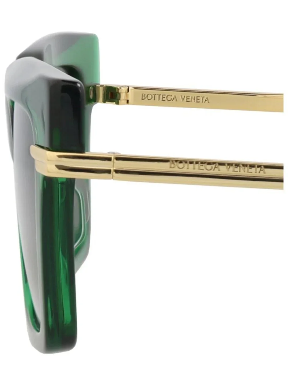 New Bottega Veneta Women's Sunglasses Square Rectangle Recycled Acetate Frame
